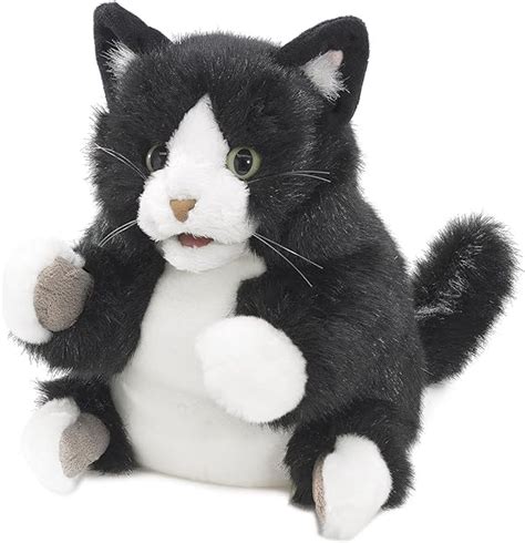 folkmanis amazon|Folkmanis Tuxedo Kitten Hand Puppet, Black; White .